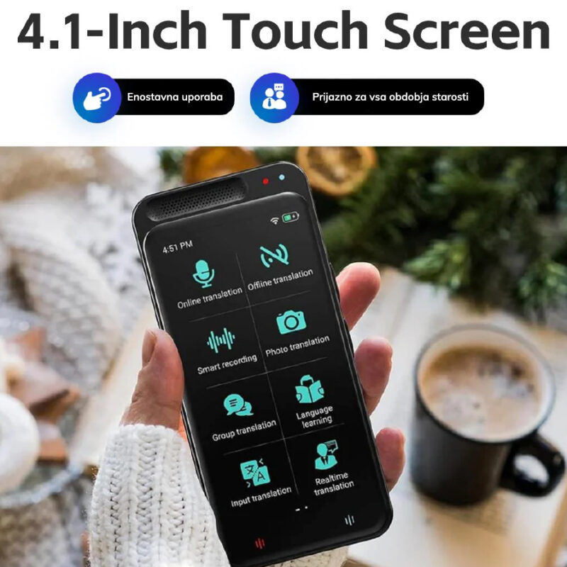 Najnoviji glasovni prevoditelj PRO 6 - odličan za izravni prijevod 1 na 1