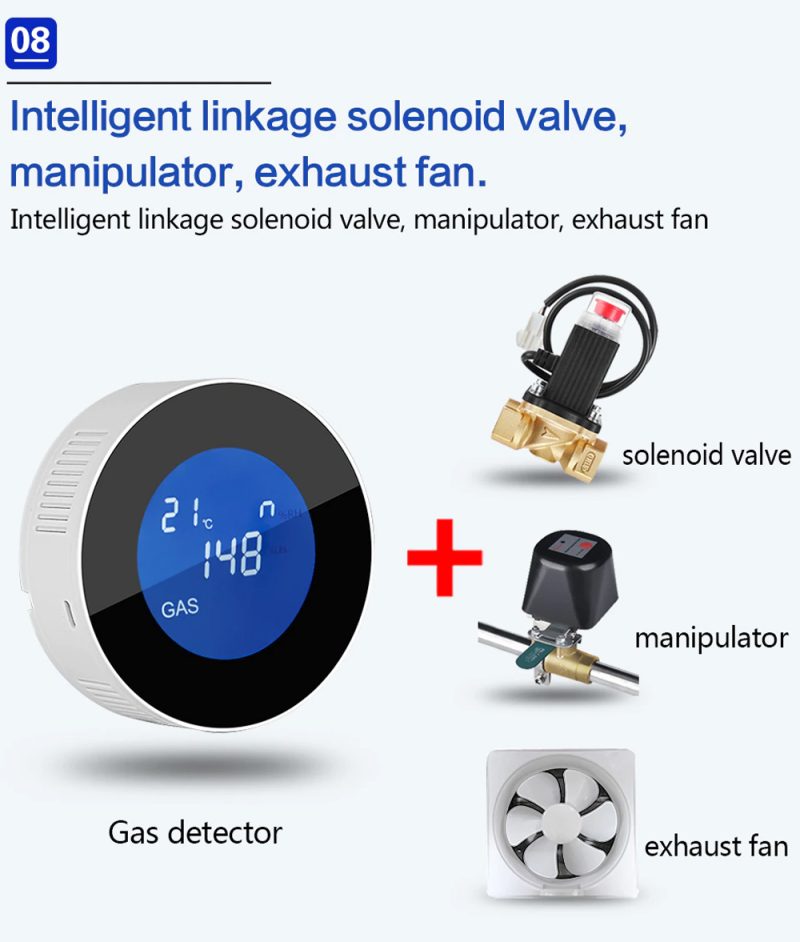 Detektor za zemni plin CH4 – Pametni WiFi digitalni detektor - Image 4